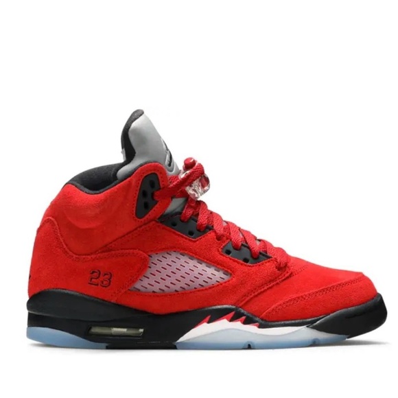 EUC Air Jordan 5 Retro GS 'Raging Bull' 4Y - Picture 3 of 9